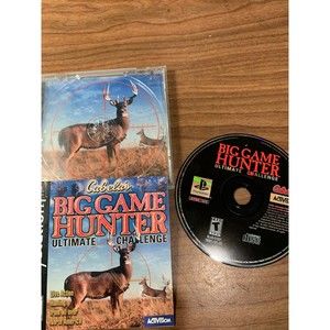 Cabela's Big Game Hunter Ultimate Challenge PS1 PlayStation With Manual Tested